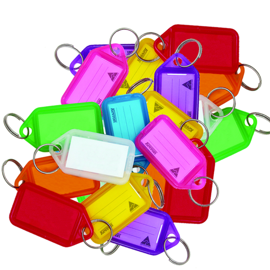 KEVRON ID30 Giant Tags Bag of 25 Assorted Colours - Assorted Colours x 25