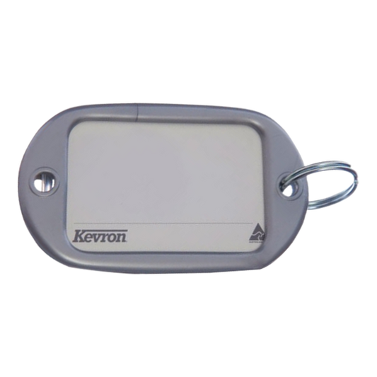 KEVRON ID10 Jumbo Key Tags Bag of 50 Assorted Colours - Aluminium x 50