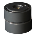 DEBAR Protec 25mm Magnetic Door Holder To Suit Flat Handle - Grey - 25mm