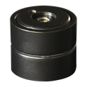 DEBAR Protec 25mm Magnetic Door Holder To Suit Flat Handle - Black - 25mm