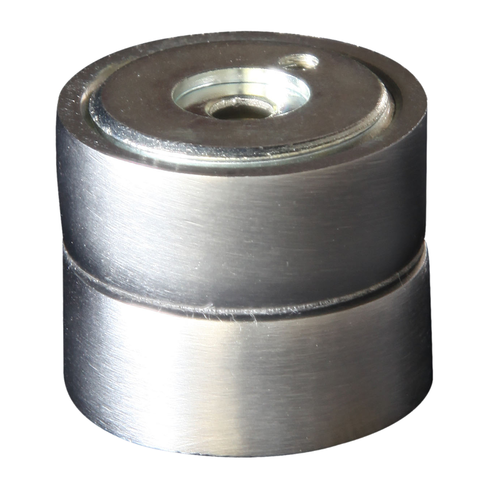 DEBAR Protec 25mm Magnetic Door Holder To Suit Flat Handle - Satin Chrome - 25mm