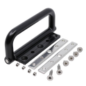 DEBAR Pull Hinge To Suit Visofold 1000 - Black - Open In