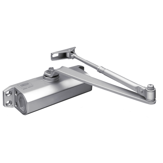 Union CE3F Size 3 Overhead Door Closer - J-CE3F-SIL