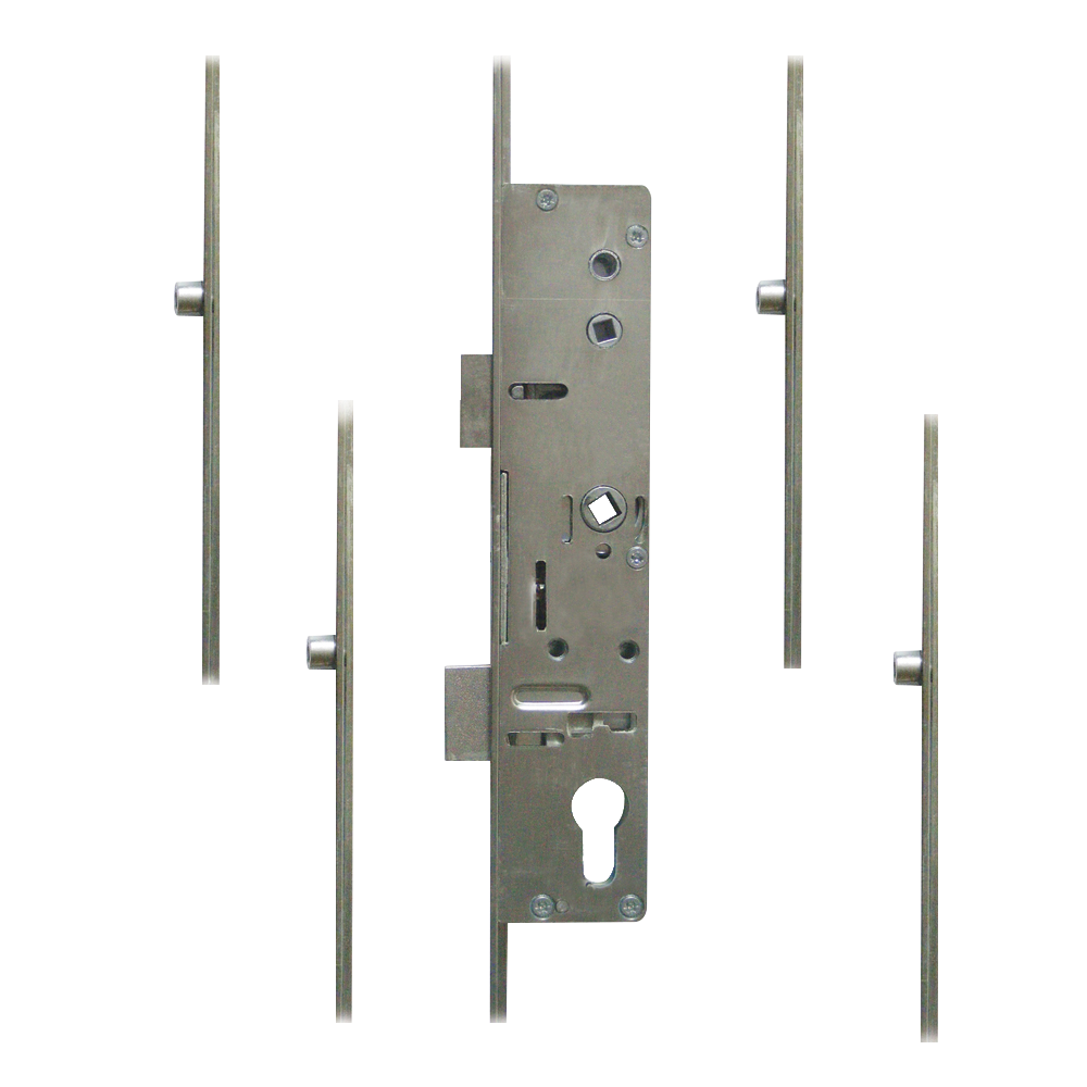 LOCKMASTER Lever Operated Latch & Deadbolt Twin Spindle - 4 Roller - 35/92