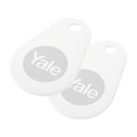 YALE Smart Lock Key Tag - White -  Twin Pack