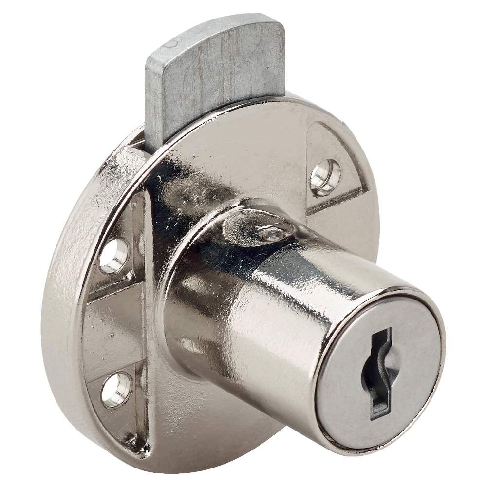 RONIS 18600 Round Drawer Furniture Lock - 22mm NP KD under “SM” MK Series