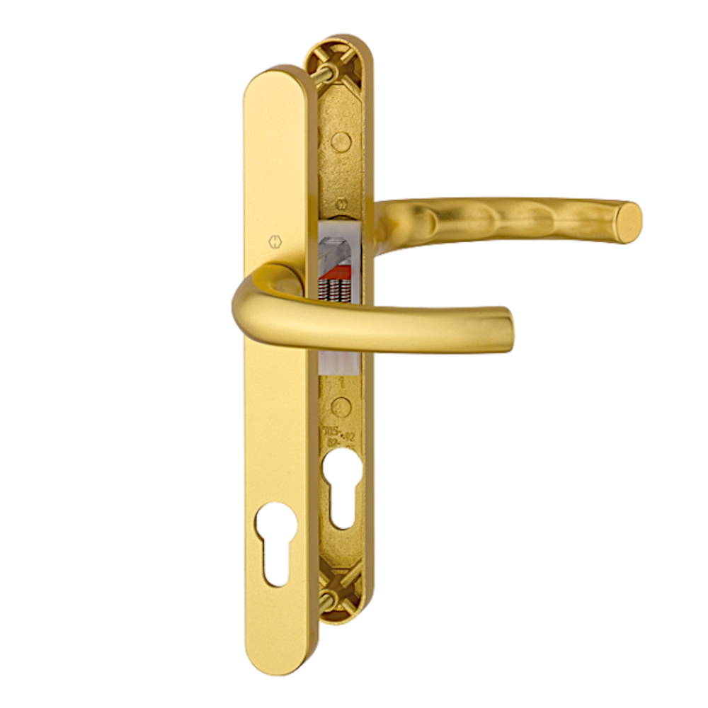 HOPPE Atlanta UPVC Lever Door Furniture 1710/3633N - Gold