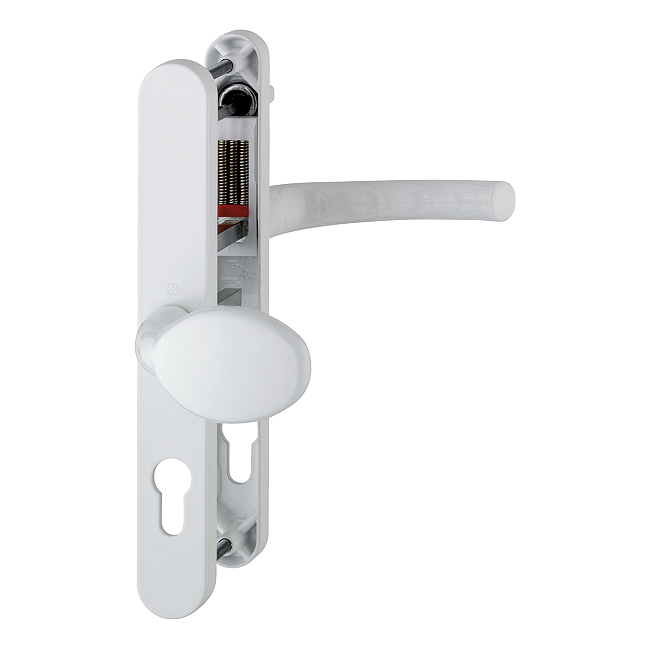HOPPE UPVC Lever / Moveable Pad Door Furniture 76G/3633N/3623N/1710 - White