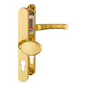 HOPPE UPVC Lever / Moveable Pad Door Furniture 76G/3633N/3623N/1710 - Gold