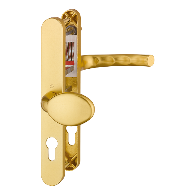 HOPPE UPVC Lever / Moveable Pad Door Furniture 76G/3633N/3623N/1710 - Gold