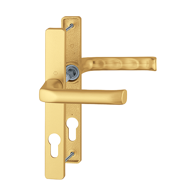 HOPPE London 72mm UPVC Lever Door Furniture 113/200LM - Gold