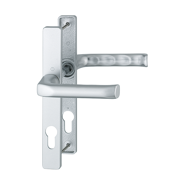 HOPPE London 72mm UPVC Lever Door Furniture 113/200LM - Silver