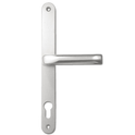 HOPPE London UPVC Lever / Moveable Pad Door Furniture 76G/3831N/113 - Silver