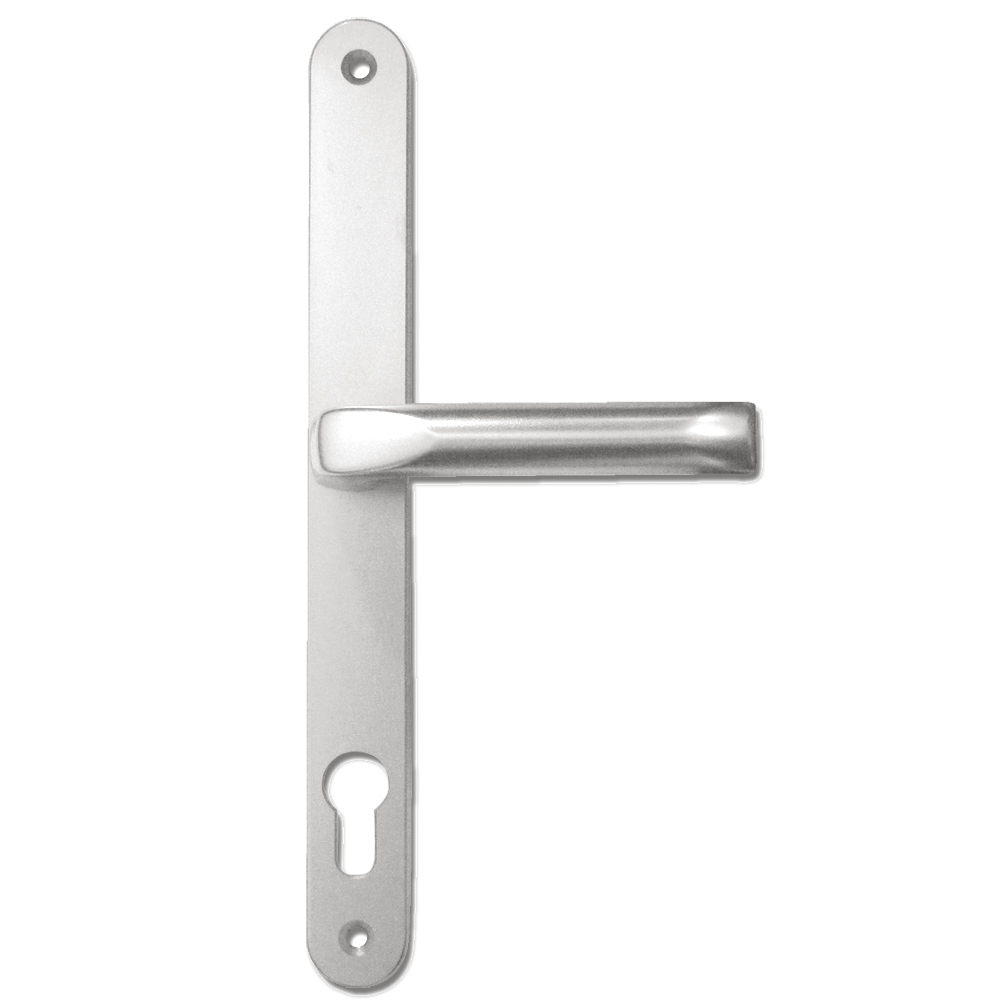 HOPPE London UPVC Lever / Moveable Pad Door Furniture 76G/3831N/113 - Silver