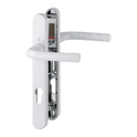 HOPPE Birmingham 92mm UPVC Lever Door Furniture 122mm Screw Centers 1117/3811N - White