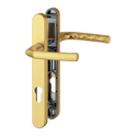 HOPPE Birmingham 92mm UPVC Lever Door Furniture 122mm Screw Centers 1117/3811N - Gold