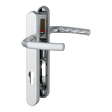 HOPPE Birmingham 92mm UPVC Lever Door Furniture 122mm Screw Centers 1117/3811N - Silver