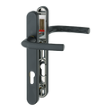 HOPPE Birmingham 92mm UPVC Lever Door Furniture 122mm Screw Centers 1117/3811N - Black