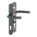 HOPPE Birmingham 92mm UPVC Lever Door Furniture 215mm Screw Centers 1117/3810N - Black