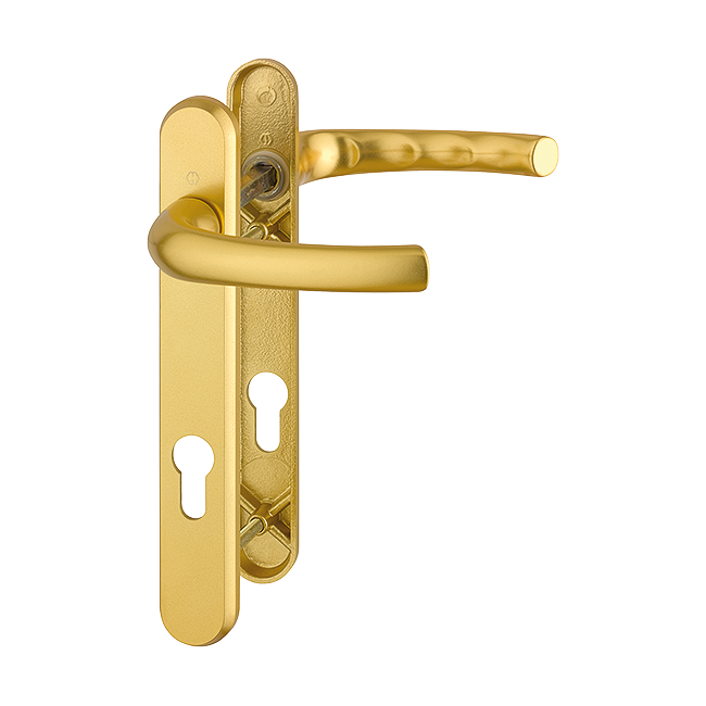 HOPPE Tokyo 92mm UPVC Lever Door Furniture 1710RH/3370N/3360N - Gold