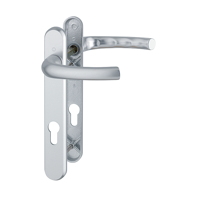 HOPPE Tokyo 92mm UPVC Lever Door Furniture 1710RH/3370N/3360N - Silver