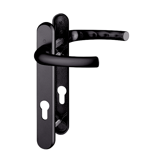 HOPPE Tokyo 92mm UPVC Lever Door Furniture 1710RH/3370N/3360N - Black
