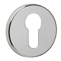 URFIC Easy Click Euro Escutcheon - Stainless Steel Effect