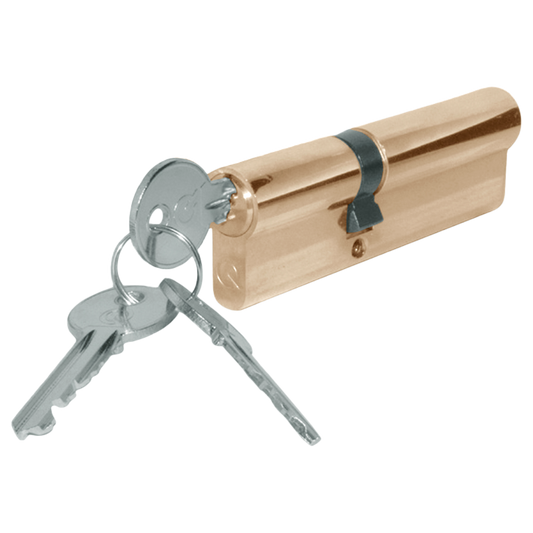 GreenteQ Gamma Double Euro Cylinder - 100mm 50/50 (45/10/45) KD PB