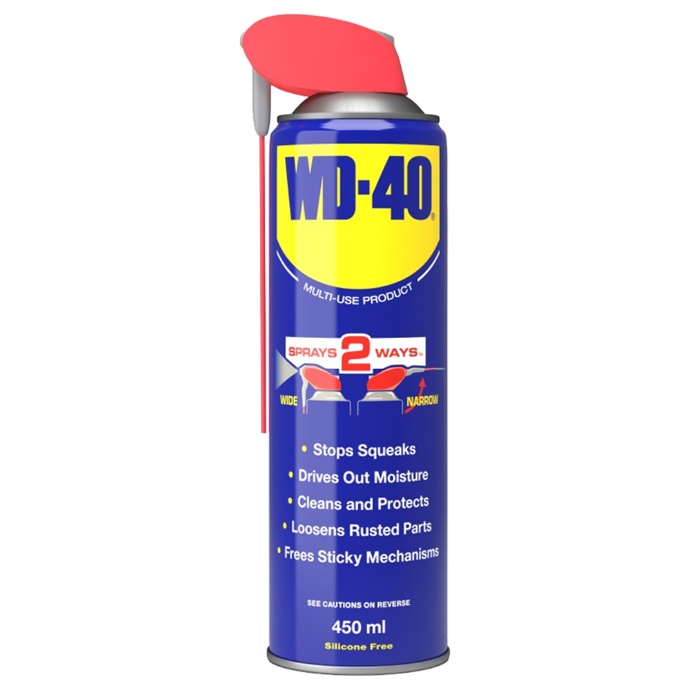 WD-40 Lubricant Spray with Smart Straw - 450ml  44137/156