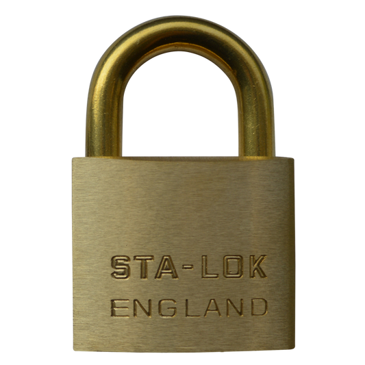 B&G STA-LOCK C Series Brass Open Shackle Padlock - Brass Shackle - 51mm KD -  C250BS