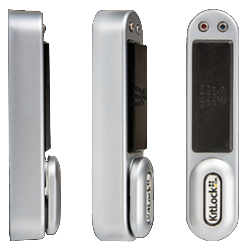 CODELOCKS Kitlock Battery Operated Cabinet Lock Proximity KL1050 - Silver Grey (SG)