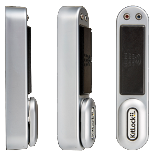 CODELOCKS Kitlock Battery Operated Cabinet Lock Proximity KL1050 - Silver Grey (SG)
