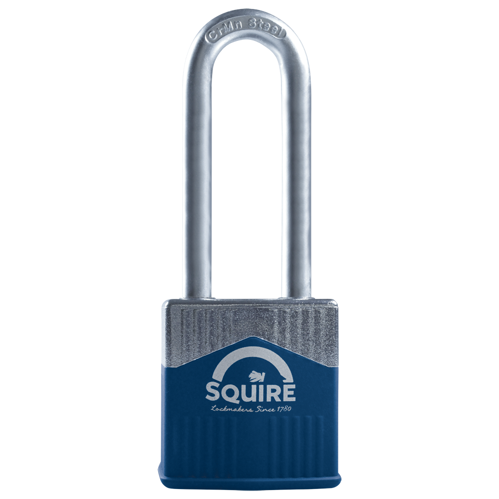 SQUIRE Warrior Long Shackle Padlock Key Locking - 45mm