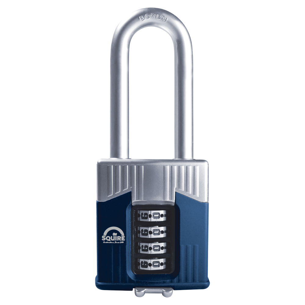 SQUIRE Warrior Long Shackle Combination Padlock - 55mm