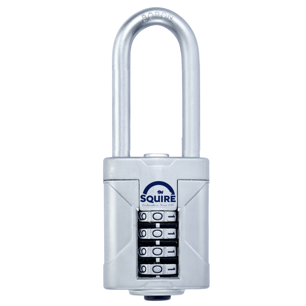 SQUIRE Vulcan Long Boron Shackle Combination Padlock - 50mm