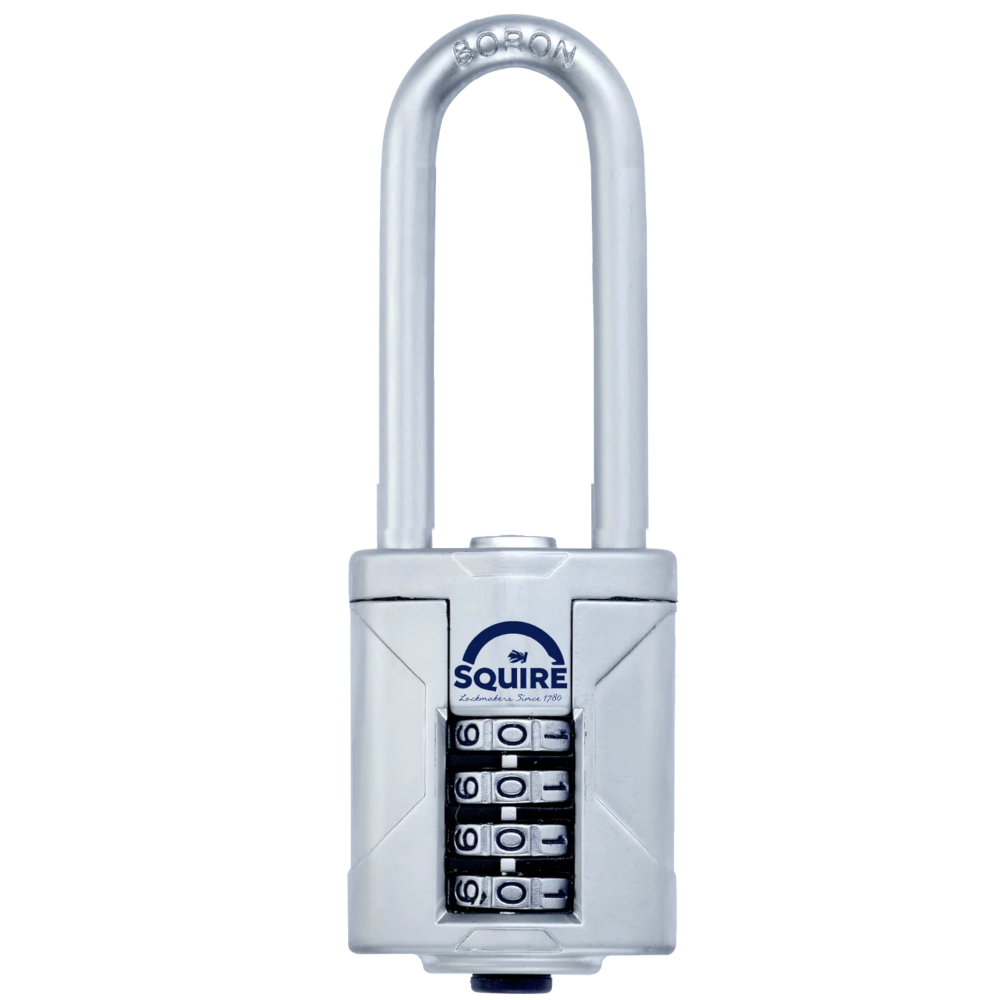 SQUIRE Vulcan Long Boron Shackle Combination Padlock - 40mm
