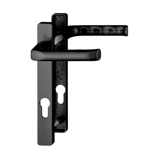HOPPE London UPVC Lever Door Furniture 113P/366M - Black