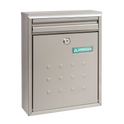 ARREGUI Dime Mailbox - Satin Stainless Steel