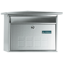 ARREGUI Deco Mailbox - Satin Stainless Steel
