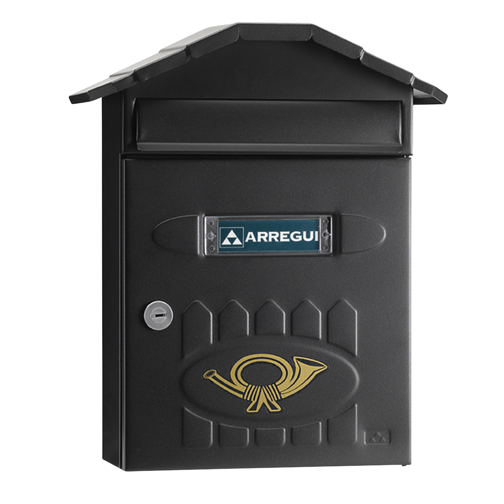 ARREGUI Villa Mailbox - Black Textured