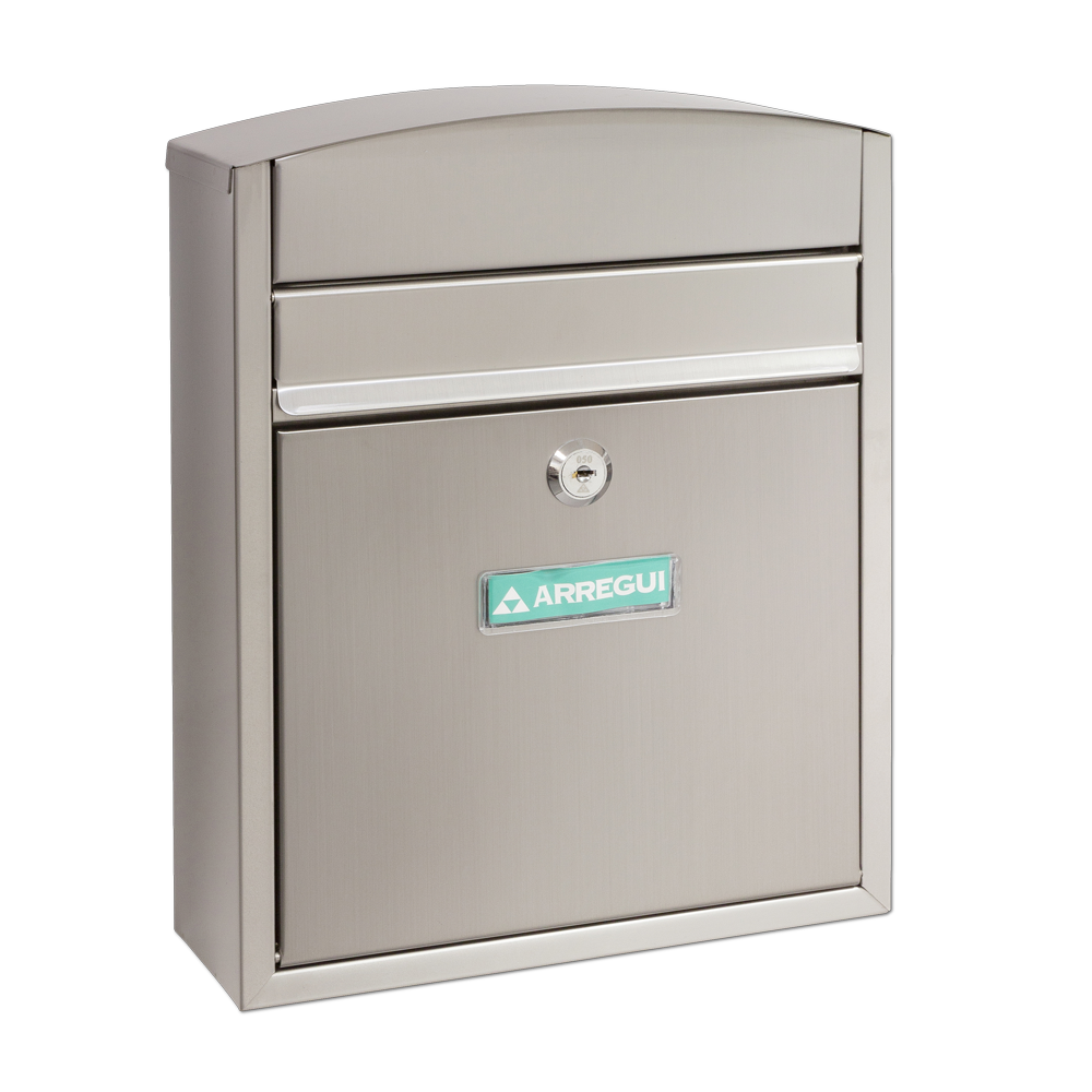 ARREGUI Compact Mailbox - Satin Stainless Steel