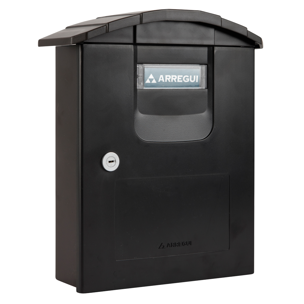 ARREGUI Costa Plastic Mailbox - Black
