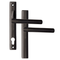 LOXTA Stealth Lever Handle (Blank External) - 211mm 92PZ - Polished Black