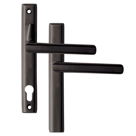 LOXTA Stealth Lever Handle (Blank External) - 211mm 92PZ - Polished Black