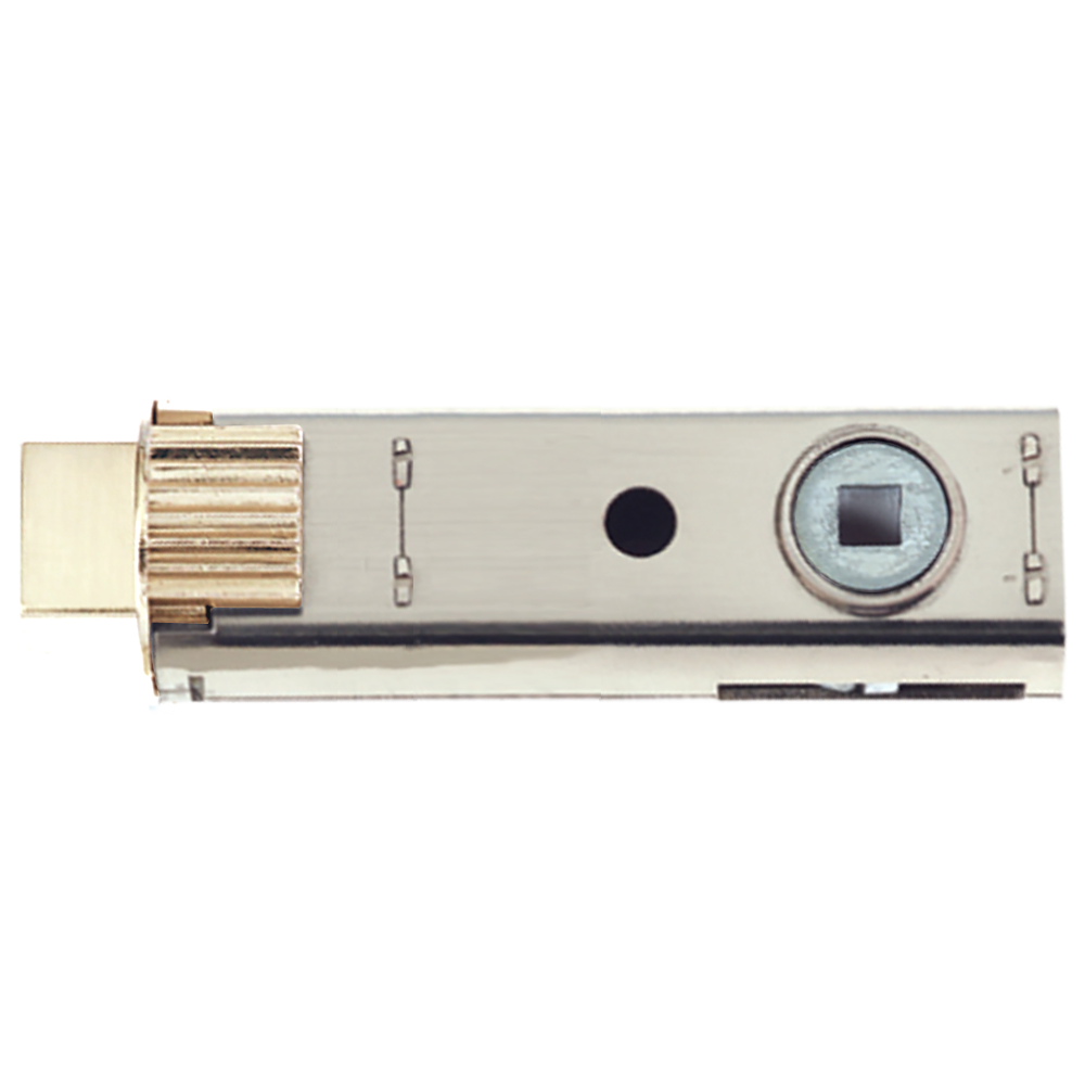 UNION Fastlatch Bathroom Privacy Tubular Latch Deadbolt - 73mm Polished Brass Deadbolt