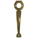 A PERRY Solid Brass Long Throw Lock Gate Handle - Polished Brass