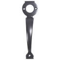 A PERRY Solid Brass Long Throw Lock Gate Handle - Chrome