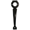 A PERRY Solid Brass Long Throw Lock Gate Handle - Black