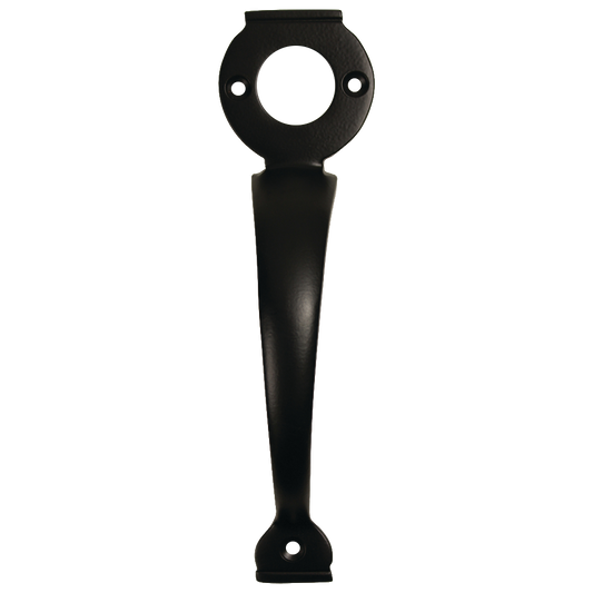 A PERRY Solid Brass Long Throw Lock Gate Handle - Black