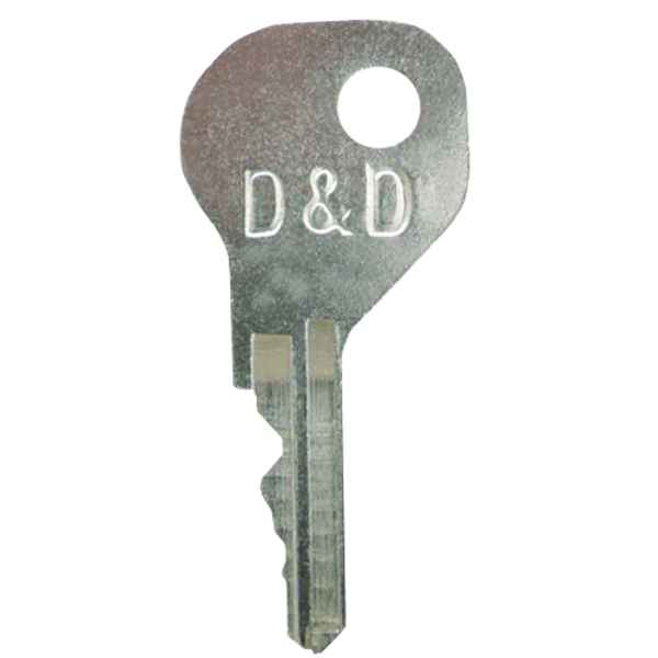 D&D Spare Wafer Key for MagnaLatch Gate Lock - MKEYDUP-SW